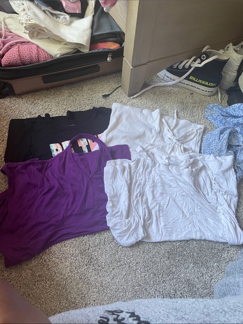 Old Navy Purple and White Women’s Tops Pack